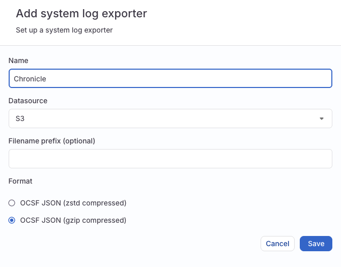 chronicle-conductor-one-sys-log-exporter.png