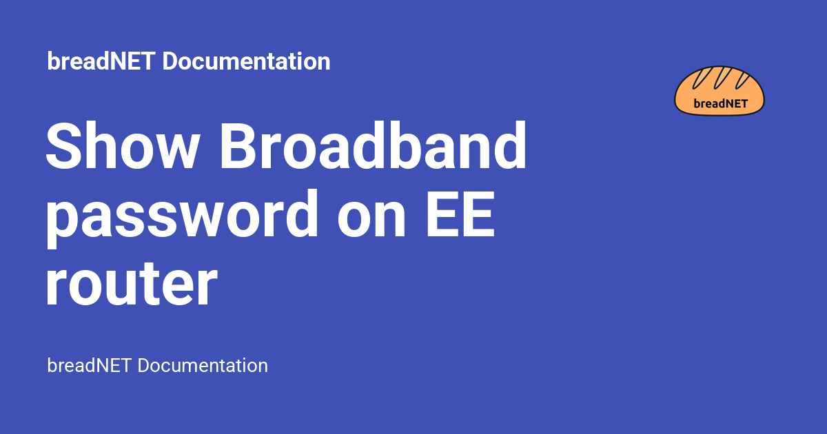 Ee Router Password Not Working at Mary Trujillo blog
